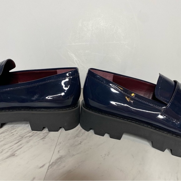 Sarto Franco Sarto Balinna Blue Patent Platform Loafer 7M - Picture 9 of 15